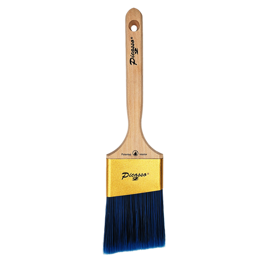Proform G2-C3.0AS 3" Generation 2 Picasso Standard Handle Angled Cut PBT/Nylon Blended Paint Brush